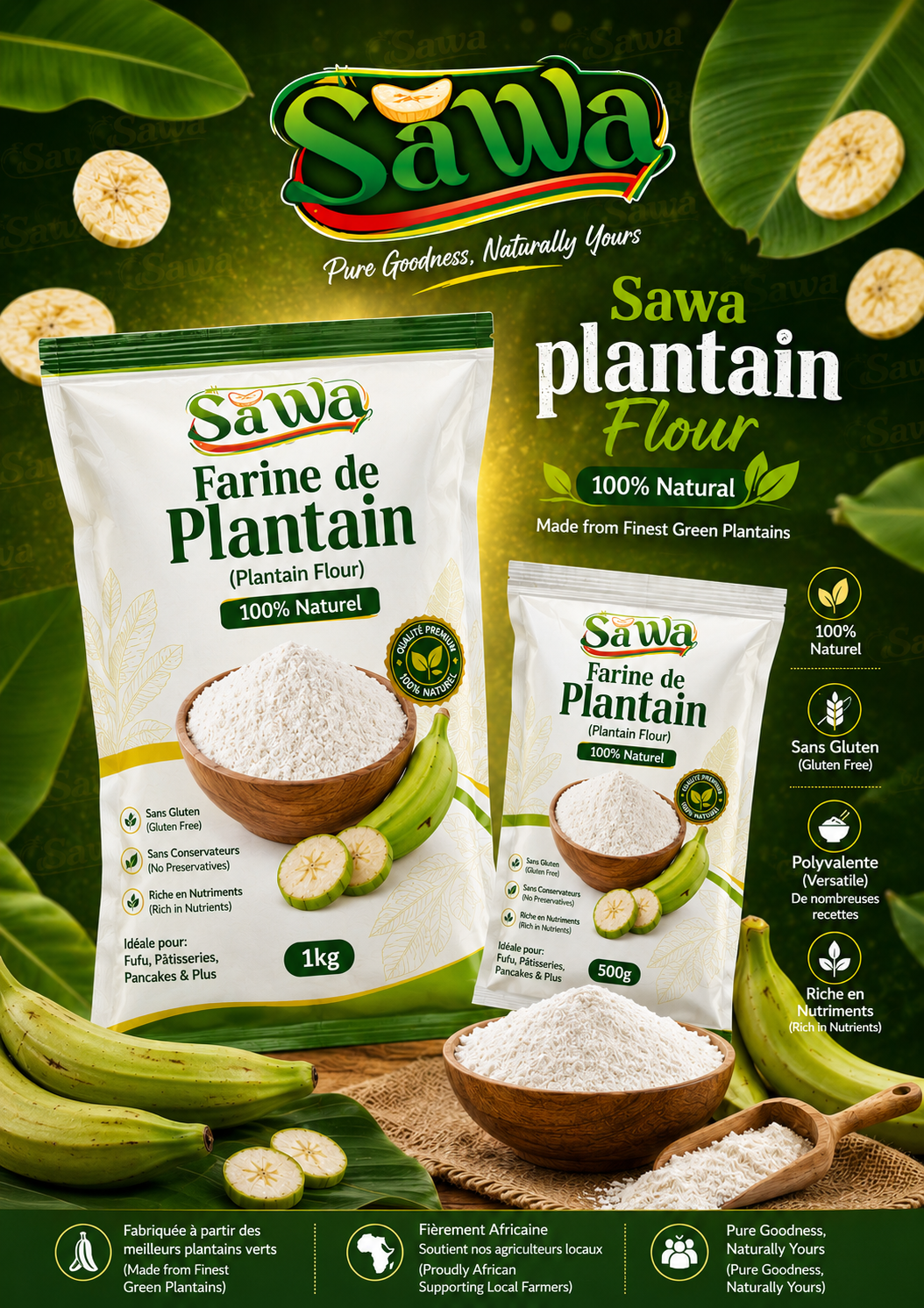 sawa plantain flour